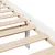 Produktbild 9 för Sängram utan madrass vit 140x190 cm massiv furu