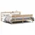 Produktbild 2 för Sängram utan madrass 200x200 cm massiv furu