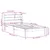 Produktbild 11 för Sängram utan madrass vaxbrun 75x190 cm massiv furu