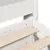 Produktbild 9 för Sängram utan madrass vit 180x200 cm massiv furu