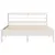 Produktbild 4 för Sängram utan madrass vit 160x200 cm massiv furu