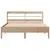Produktbild 4 för Sängram utan madrass 150x200 cm massiv furu