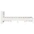 Produktbild 5 för Sängram utan madrass vit 100x200 cm massiv furu