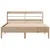 Produktbild 4 för Sängram utan madrass 140x190 cm massiv furu