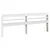 Produktbild 8 för Sängram utan madrass vit 140x190 cm massiv furu