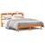 Produktbild 2 för Sängram utan madrass vaxbrun 140x190 cm massiv furu