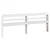 Produktbild 8 för Sängram utan madrass vit 135x190 cm massiv furu