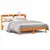 Produktbild 2 för Sängram utan madrass vaxbrun 135x190 cm massiv furu