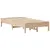 Produktbild 7 för Sängram utan madrass 90x190 cm massiv furu