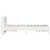 Produktbild 5 för Sängram utan madrass vit 90x190 cm massiv furu