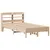 Produktbild 3 för Sängram utan madrass 75x190 cm massiv furu