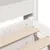 Produktbild 9 för Sängram utan madrass vit 75x190 cm massiv furu