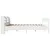 Produktbild 5 för Sängram utan madrass vit 180x200 cm massiv furu