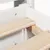 Produktbild 9 för Sängram utan madrass vit 150x200 cm massiv furu