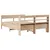 Produktbild 6 för Sängram utan madrass 140x190 cm massiv furu