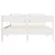 Produktbild 4 för Sängram utan madrass vit 140x190 cm massiv furu