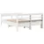 Produktbild 6 för Sängram utan madrass vit 135x190 cm massiv furu