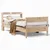 Produktbild 2 för Sängram utan madrass 90x190 cm massiv furu