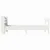 Produktbild 5 för Sängram utan madrass vit 90x190 cm massiv furu