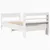 Produktbild 6 för Sängram utan madrass vit 90x190 cm massiv furu