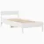 Produktbild 7 för Sängram utan madrass vit 90x190 cm massiv furu