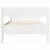 Produktbild 4 för Sängram utan madrass vit 75x190 cm massiv furu