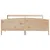 Produktbild 4 för Sängram utan madrass 200x200 cm massiv furu