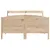 Produktbild 4 för Sängram utan madrass 150x200 cm massiv furu
