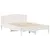Produktbild 7 för Sängram utan madrass vit 140x190 cm massiv furu