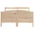 Produktbild 4 för Sängram utan madrass 135x190 cm massiv furu