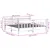 Produktbild 12 för Sängram utan madrass vit 180x200 cm massiv furu