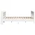 Produktbild 5 för Sängram utan madrass vit 180x200 cm massiv furu