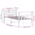 Produktbild 12 för Sängram utan madrass 100x200 cm massiv furu