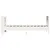 Produktbild 5 för Sängram utan madrass vit 100x200 cm massiv furu