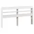 Produktbild 8 för Sängram utan madrass vit 140x190 cm massiv furu