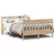 Produktbild 2 för Sängram utan madrass 135x190 cm massiv furu