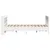 Produktbild 5 för Sängram utan madrass vit 135x190 cm massiv furu