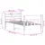 Produktbild 12 för Sängram utan madrass 90x190 cm massiv furu