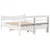 Produktbild 8 för Sängram med huvudgavel vit 150x200 cm massiv furu