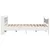 Produktbild 7 för Sängram med huvudgavel vit 140x190 cm massiv furu