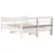 Produktbild 8 för Sängram med huvudgavel vit 140x190 cm massiv furu