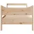 Produktbild 4 för Sängram med huvudgavel 90x190 cm massiv furu