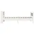 Produktbild 7 för Sängram med huvudgavel vit 90x190 cm massiv furu