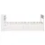 Produktbild 7 för Sängram utan madrass vit 90x200 cm massiv furu