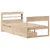 Produktbild 3 för Sängram utan madrass 90x190 cm massiv furu