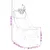 Produktbild 11 för Basketboll arkadspel med boll och pump 45x86x127 cm