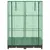 Produktbild 4 för Odlingslåda med växthusöverdrag rottinglook 80x40x123 cm