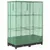 Produktbild 6 för Odlingslåda med växthusöverdrag rottinglook 80x40x123 cm