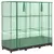 Produktbild 2 för Odlingslåda med växthusöverdrag rottinglook 120x40x123 cm