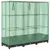 Produktbild 6 för Odlingslåda med växthusöverdrag rottinglook 120x40x123 cm